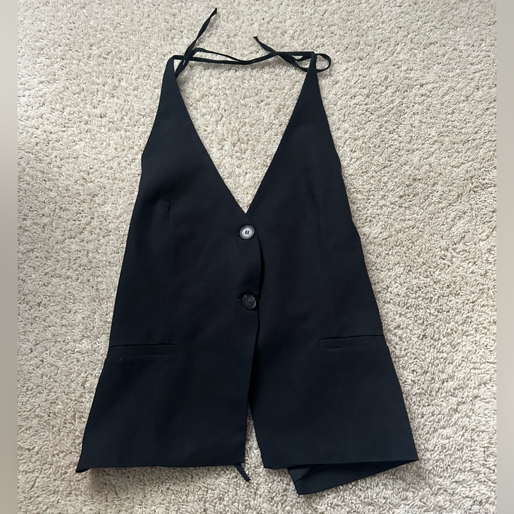 Medium Zara Black Halter Top